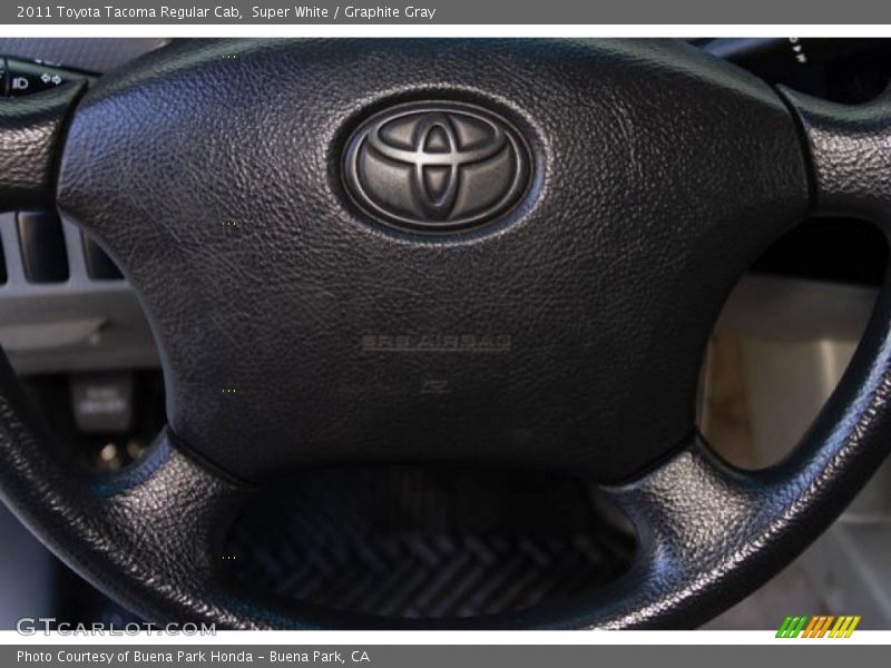 Super White / Graphite Gray 2011 Toyota Tacoma Regular Cab