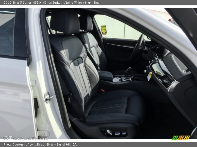 Front Seat of 2019 5 Series M550i xDrive Sedan