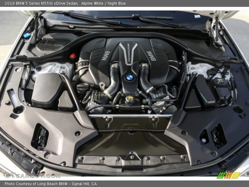  2019 5 Series M550i xDrive Sedan Engine - 4.4 Liter DI TwinPower Turbocharged DOHC 32-Valve VVT V8