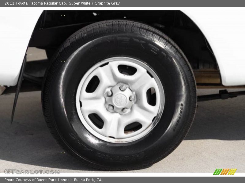 Super White / Graphite Gray 2011 Toyota Tacoma Regular Cab