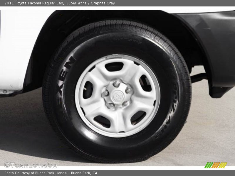 Super White / Graphite Gray 2011 Toyota Tacoma Regular Cab
