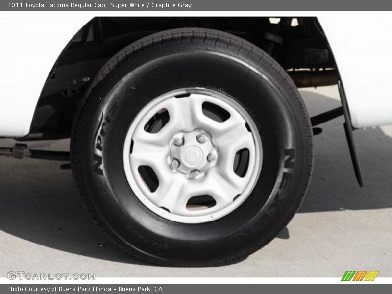 Super White / Graphite Gray 2011 Toyota Tacoma Regular Cab