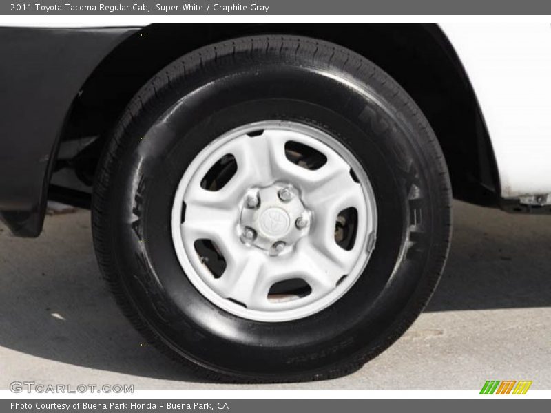 Super White / Graphite Gray 2011 Toyota Tacoma Regular Cab
