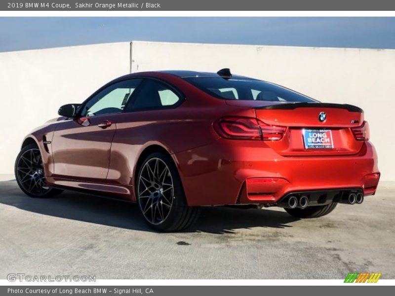 Sakhir Orange Metallic / Black 2019 BMW M4 Coupe