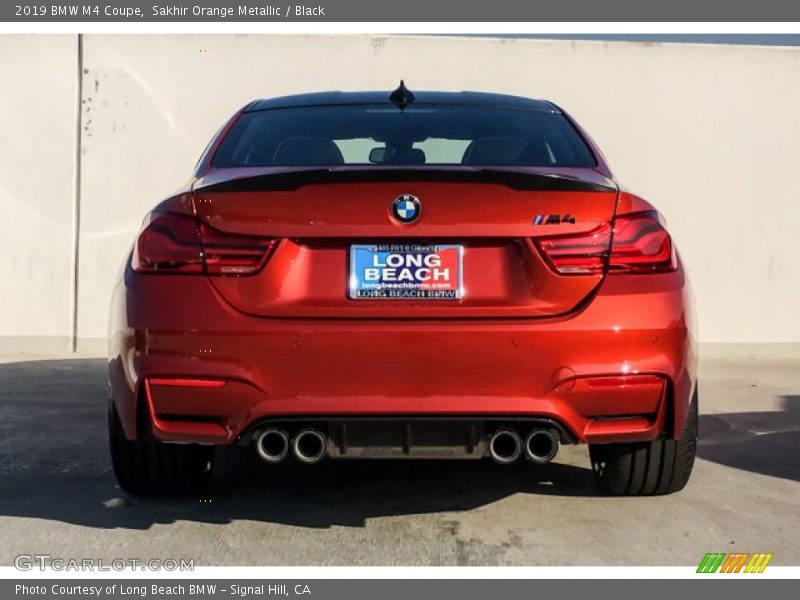 Sakhir Orange Metallic / Black 2019 BMW M4 Coupe