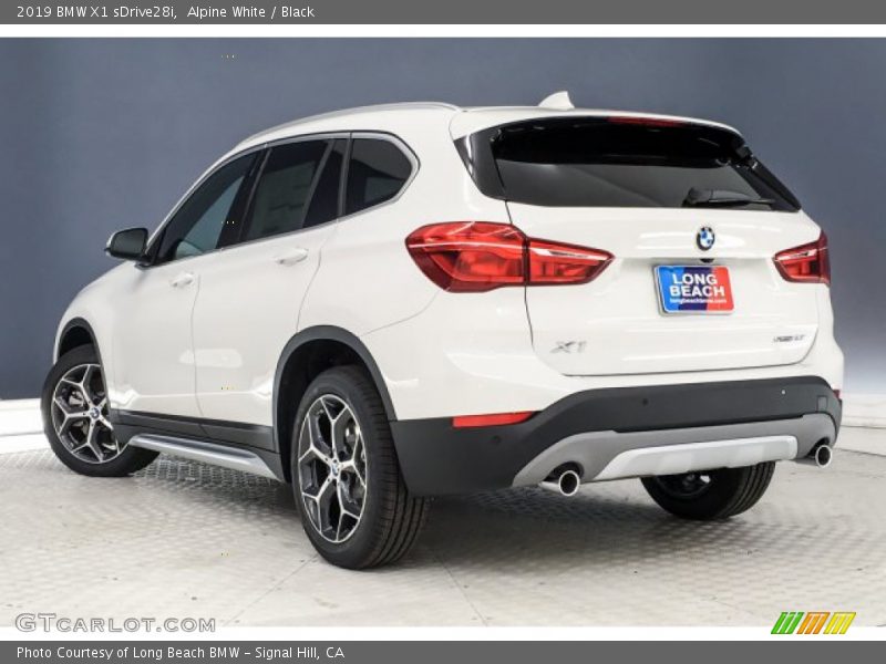 Alpine White / Black 2019 BMW X1 sDrive28i