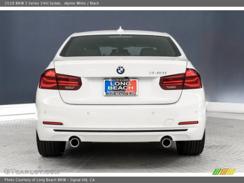 Alpine White / Black 2018 BMW 3 Series 340i Sedan