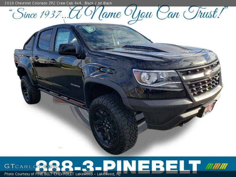 Black / Jet Black 2019 Chevrolet Colorado ZR2 Crew Cab 4x4