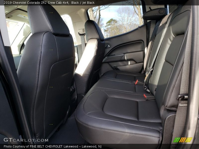 Rear Seat of 2019 Colorado ZR2 Crew Cab 4x4