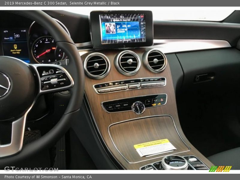 Selenite Grey Metallic / Black 2019 Mercedes-Benz C 300 Sedan