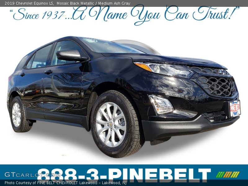 Mosaic Black Metallic / Medium Ash Gray 2019 Chevrolet Equinox LS