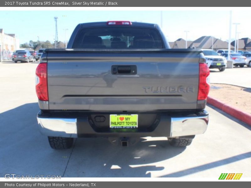 Silver Sky Metallic / Black 2017 Toyota Tundra SR5 CrewMax