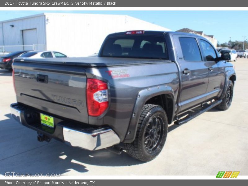Silver Sky Metallic / Black 2017 Toyota Tundra SR5 CrewMax