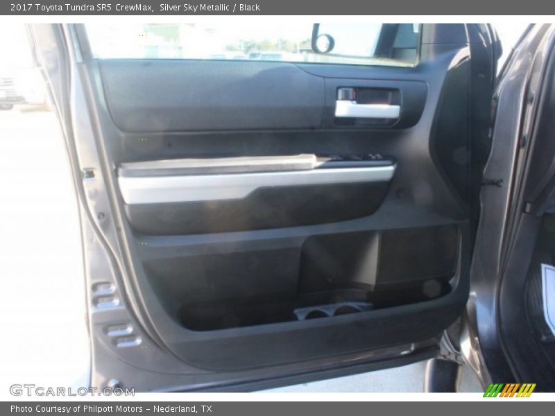 Silver Sky Metallic / Black 2017 Toyota Tundra SR5 CrewMax
