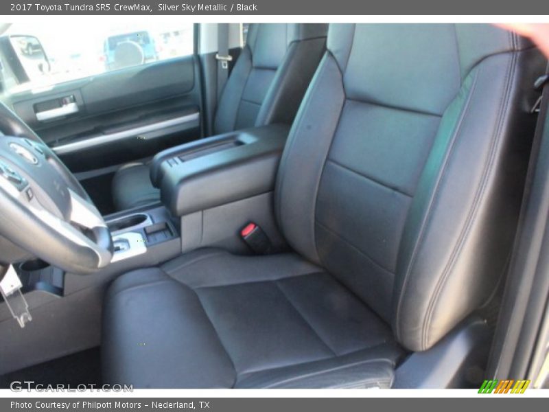 Silver Sky Metallic / Black 2017 Toyota Tundra SR5 CrewMax