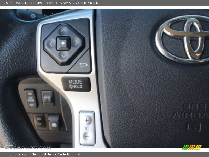 Silver Sky Metallic / Black 2017 Toyota Tundra SR5 CrewMax