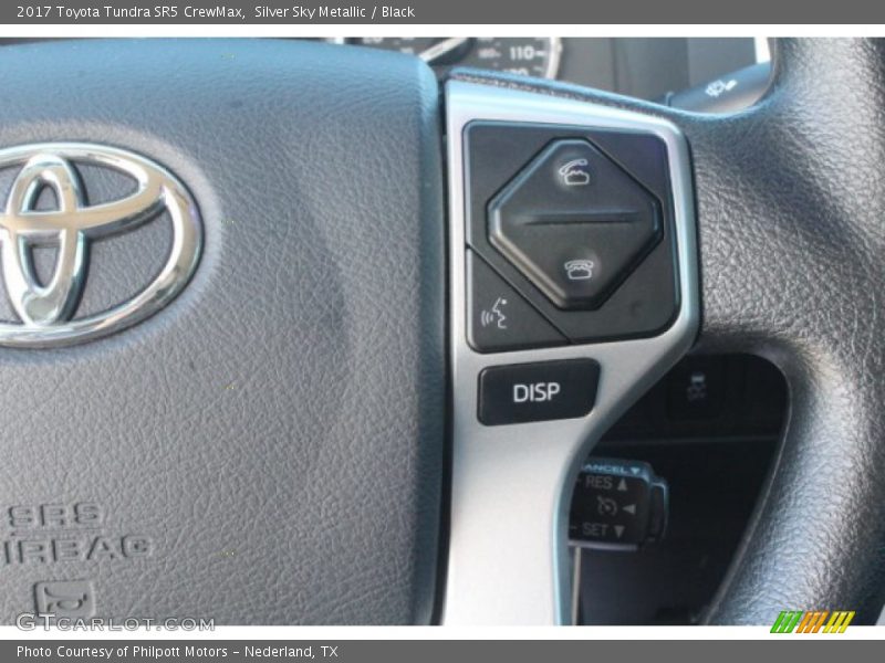 Silver Sky Metallic / Black 2017 Toyota Tundra SR5 CrewMax