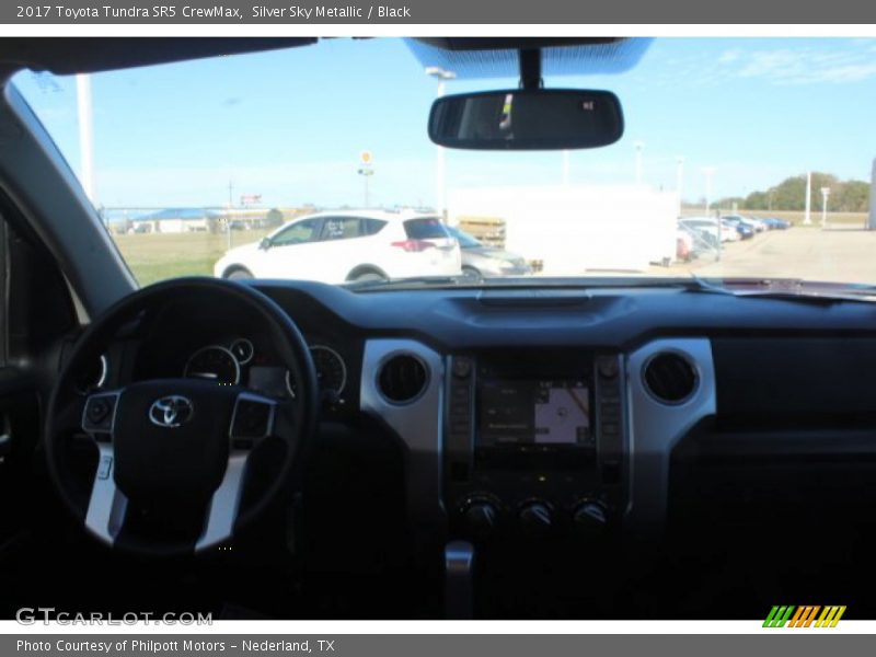 Silver Sky Metallic / Black 2017 Toyota Tundra SR5 CrewMax