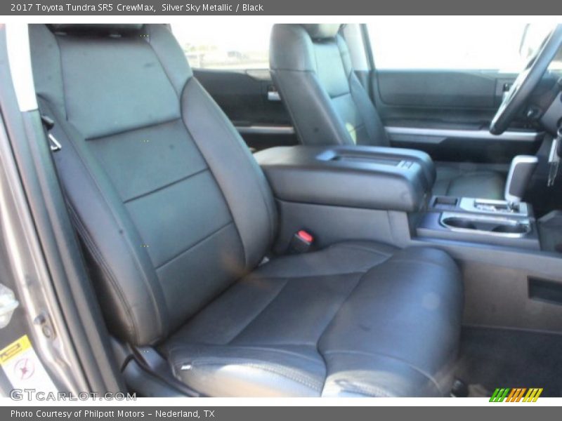 Silver Sky Metallic / Black 2017 Toyota Tundra SR5 CrewMax