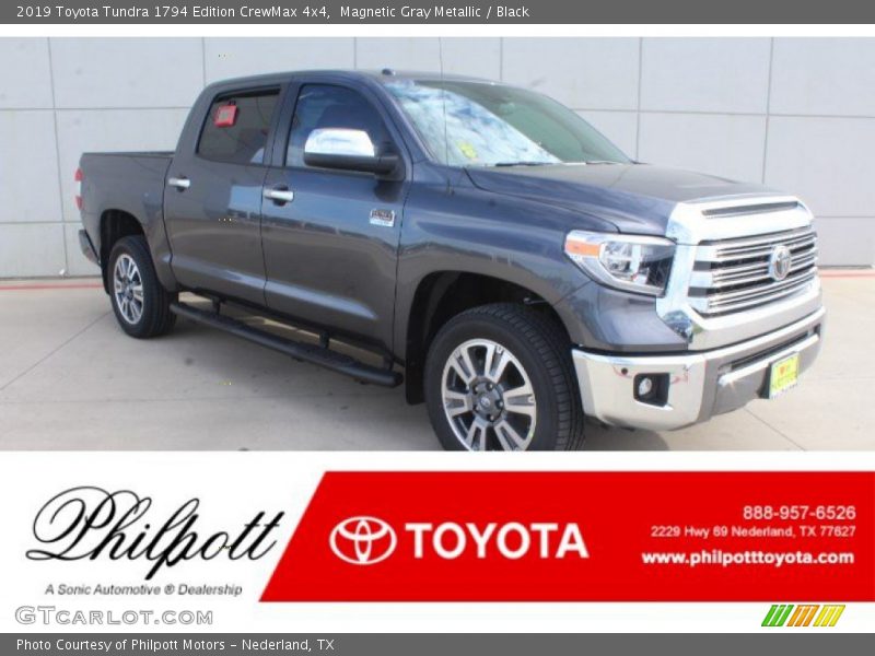 Magnetic Gray Metallic / Black 2019 Toyota Tundra 1794 Edition CrewMax 4x4