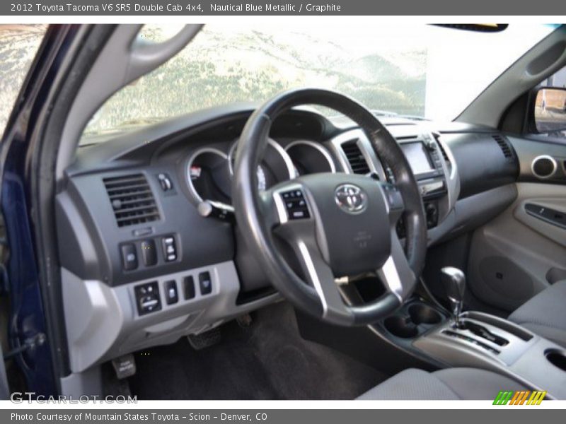 Nautical Blue Metallic / Graphite 2012 Toyota Tacoma V6 SR5 Double Cab 4x4
