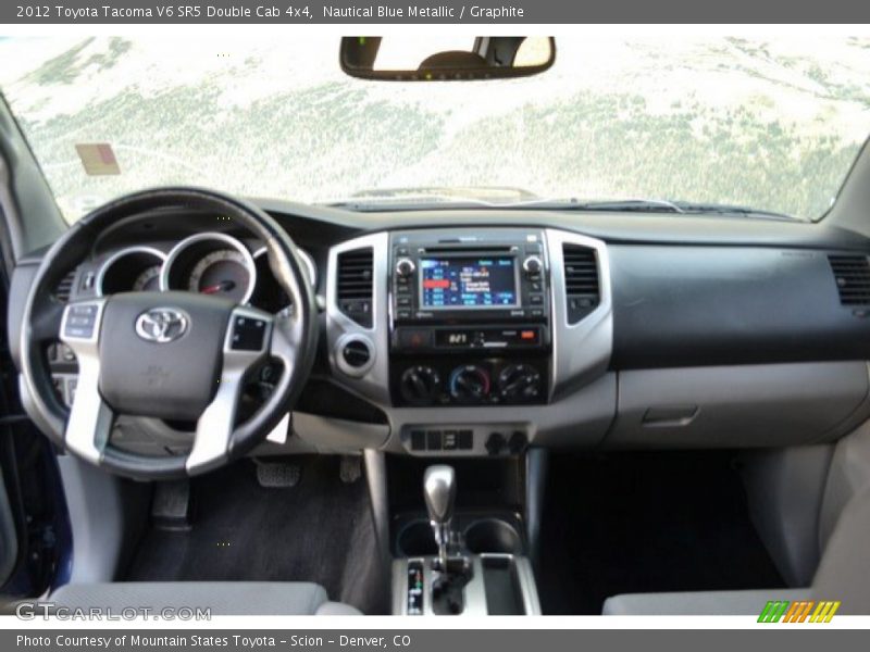 Nautical Blue Metallic / Graphite 2012 Toyota Tacoma V6 SR5 Double Cab 4x4