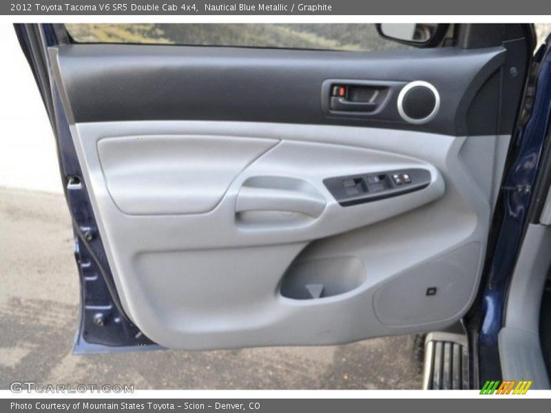 Nautical Blue Metallic / Graphite 2012 Toyota Tacoma V6 SR5 Double Cab 4x4