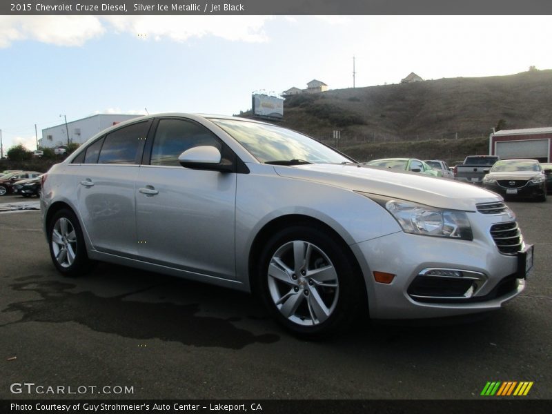 Silver Ice Metallic / Jet Black 2015 Chevrolet Cruze Diesel