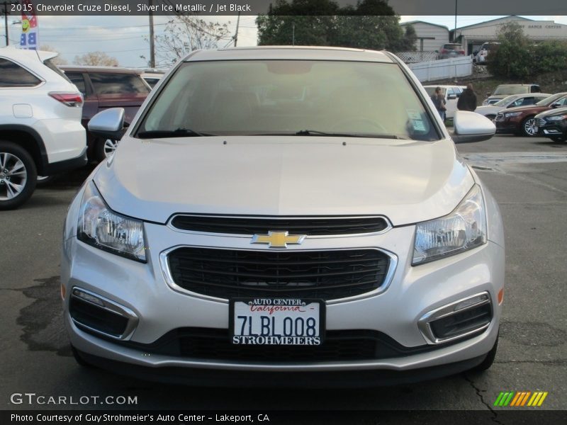 Silver Ice Metallic / Jet Black 2015 Chevrolet Cruze Diesel