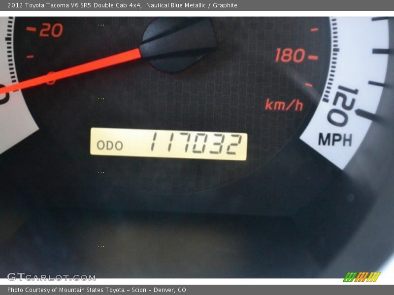 Nautical Blue Metallic / Graphite 2012 Toyota Tacoma V6 SR5 Double Cab 4x4