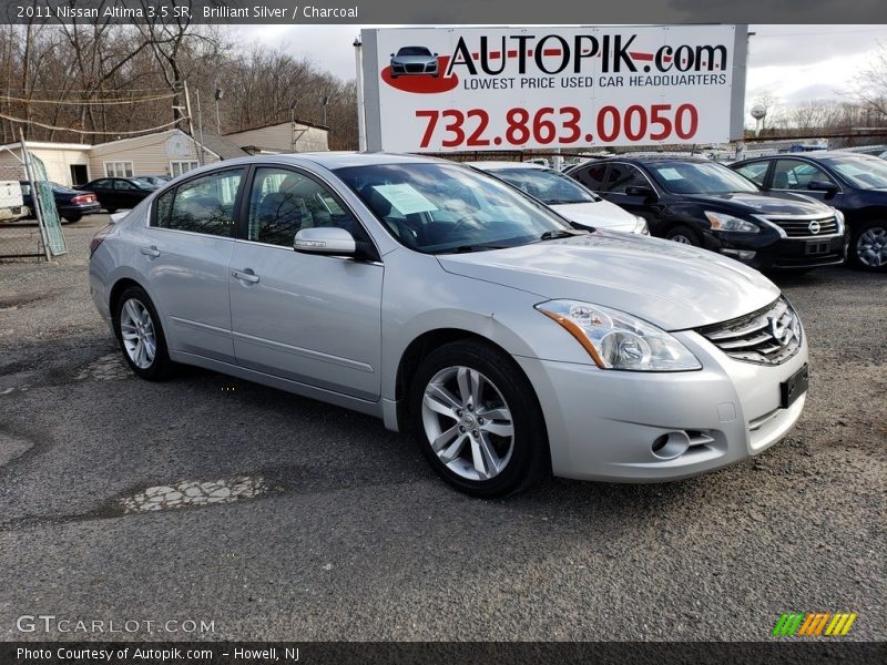 Brilliant Silver / Charcoal 2011 Nissan Altima 3.5 SR