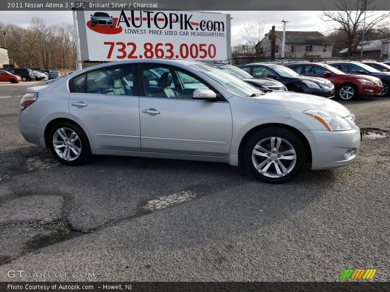 Brilliant Silver / Charcoal 2011 Nissan Altima 3.5 SR