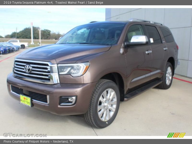 Toasted Walnut Pearl / Sand Beige 2019 Toyota Sequoia Platinum 4x4
