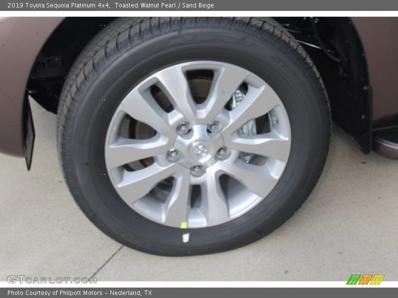 Toasted Walnut Pearl / Sand Beige 2019 Toyota Sequoia Platinum 4x4