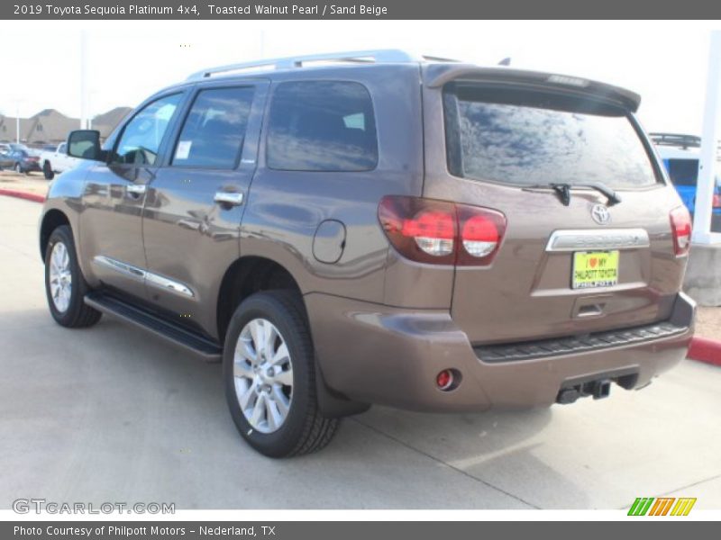 Toasted Walnut Pearl / Sand Beige 2019 Toyota Sequoia Platinum 4x4