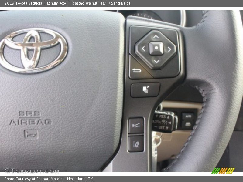 Toasted Walnut Pearl / Sand Beige 2019 Toyota Sequoia Platinum 4x4