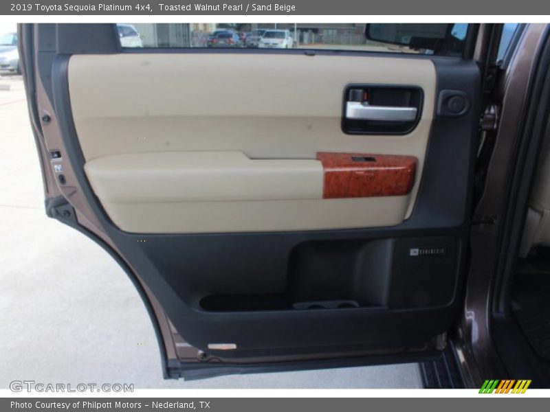 Toasted Walnut Pearl / Sand Beige 2019 Toyota Sequoia Platinum 4x4