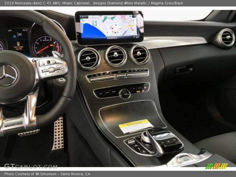 Dashboard of 2019 C 43 AMG 4Matic Cabriolet