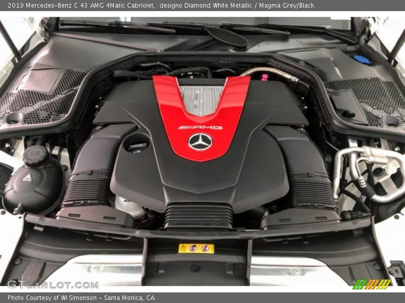  2019 C 43 AMG 4Matic Cabriolet Engine - 3.0 Liter AMG biturbo DOHC 24-Valve VVT V6