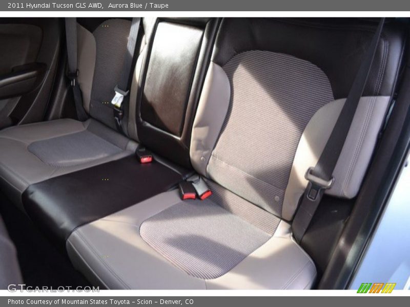 Aurora Blue / Taupe 2011 Hyundai Tucson GLS AWD