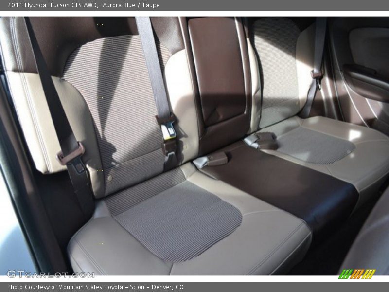Aurora Blue / Taupe 2011 Hyundai Tucson GLS AWD