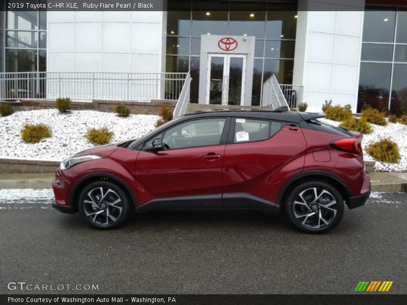Ruby Flare Pearl / Black 2019 Toyota C-HR XLE