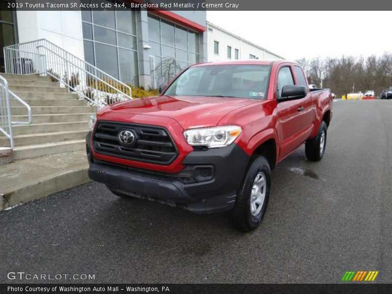 Barcelona Red Metallic / Cement Gray 2019 Toyota Tacoma SR Access Cab 4x4