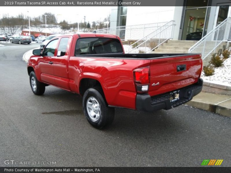 Barcelona Red Metallic / Cement Gray 2019 Toyota Tacoma SR Access Cab 4x4