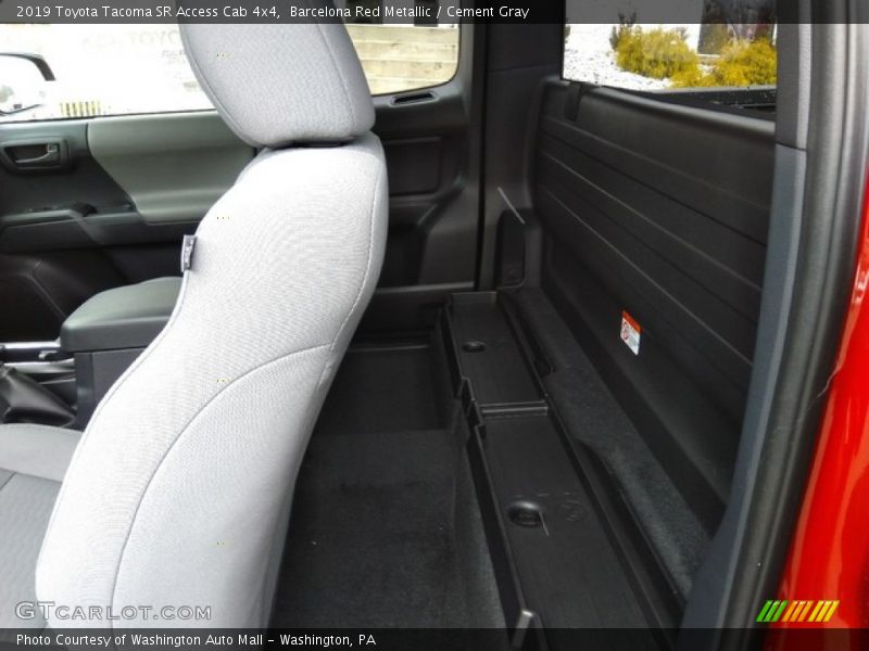Rear Seat of 2019 Tacoma SR Access Cab 4x4