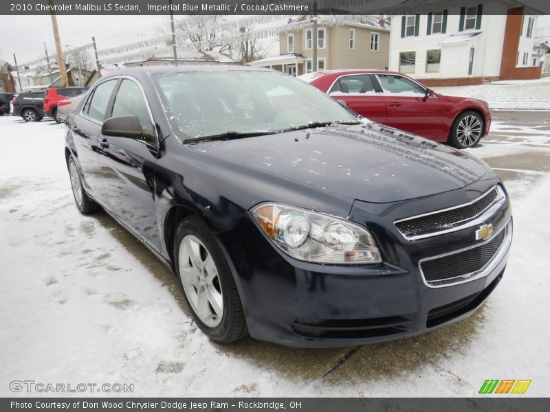 Imperial Blue Metallic / Cocoa/Cashmere 2010 Chevrolet Malibu LS Sedan