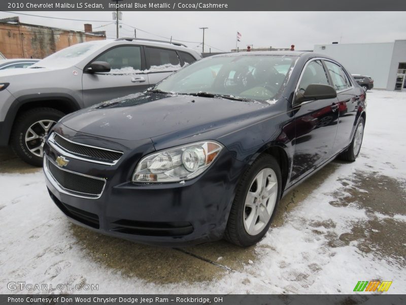 Imperial Blue Metallic / Cocoa/Cashmere 2010 Chevrolet Malibu LS Sedan