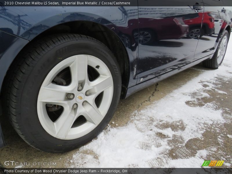 Imperial Blue Metallic / Cocoa/Cashmere 2010 Chevrolet Malibu LS Sedan
