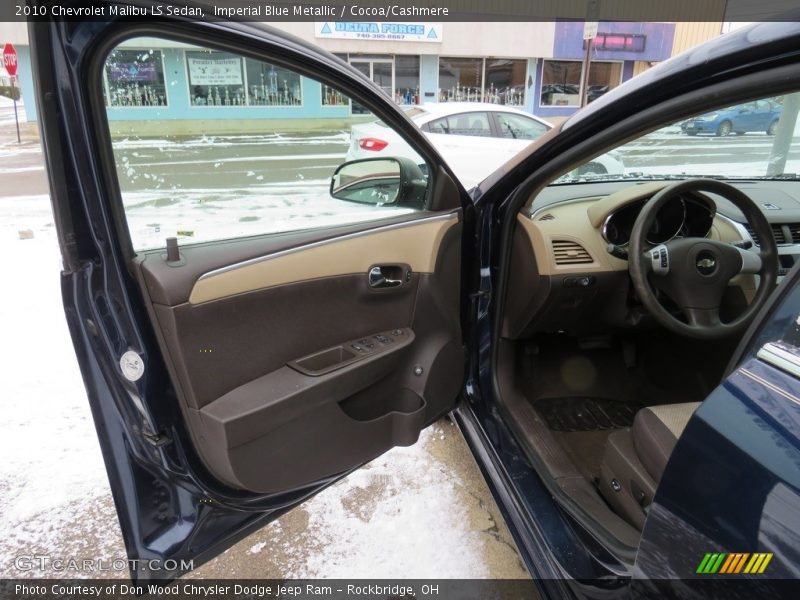 Imperial Blue Metallic / Cocoa/Cashmere 2010 Chevrolet Malibu LS Sedan