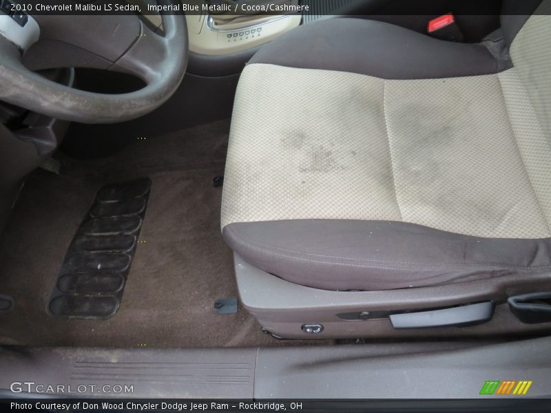 Imperial Blue Metallic / Cocoa/Cashmere 2010 Chevrolet Malibu LS Sedan